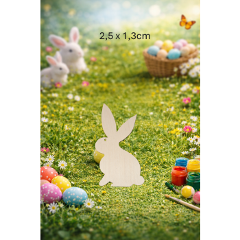 Królik 4 2,5cm, królik 2,5cm, sklejka 3mm